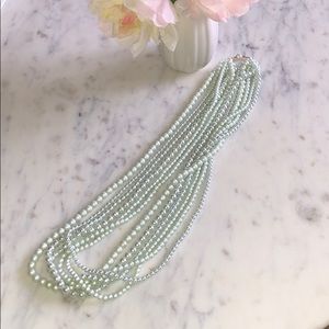 Vintage Beaded Pearl Necklace
